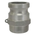 thumbnail image 2 of 3"" Aluminum Camlock Fitting - Male Coupler x MPT Thread, 2 of 4