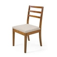 thumbnail image 3 of Herval Furniture Dining Chair Herval, Ladder-Back, Solid Wood, Set of 2 Walnut N/A, 3 of 5