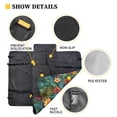 thumbnail image 5 of Pzuqiu Tropical Hibiscus Flowers Dog Car Seat Cover for Back Seat Waterproof Dog Hammock Nonslip Pet Backseat Cushion Cover with Dogs Bandanas Car Garbage, 5 of 6