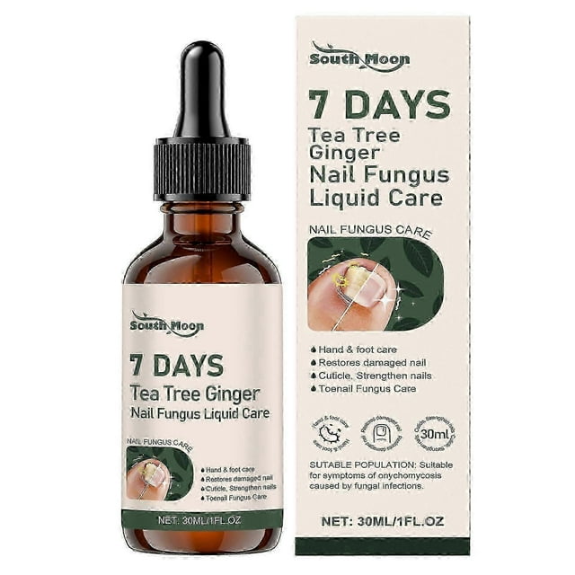 7 Days Tea Tree Ginger Nailfungus Treatments Nourishing Strengthening Nails Liquid for Healthier Growth New Arrival