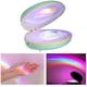 thumbnail image 1 of Lámpara de proyección LED con forma de concha de arcoíris, luz nocturna de neón colorida con carga USB para decoración de dormitorio, cumpleaños, San Valentín, regalo para niños (azul), 1 of 5
