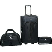Angle View: Jeep 3-Piece Carry-On Luggage Set