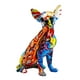 thumbnail image 4 of Figura de perro colorida artesanía de resina esta decoración de la casa en figura tallada de Chihuahua, 4 of 6