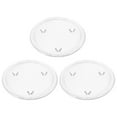 thumbnail image 4 of Zcyifa Clear Glass Candle Plates - Set of 3, 5 Inch Round Tray for Pillar Candles, 4 of 10