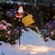 thumbnail image 4 of Adornos navideños, regalos navideños, luces solares de suelo de Papá Noel para Navidad, decoración de patio y jardín de resina, lámpara de césped ambiental, lámpara solar de plástico., 4 of 6