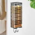 thumbnail image 6 of Wall Mounted Towel Organizer | Extendable Pull-Out Rack for Socks & Underwear | No Drill Installation | Gray Plastic Storage for Bathroom & Closet, 6 of 6