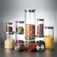 thumbnail image 5 of 1PCS Glass Canister (Coffee  Sugar  Cream) 350 ML with Silver Metallic Screw Type Lid, 5 of 5