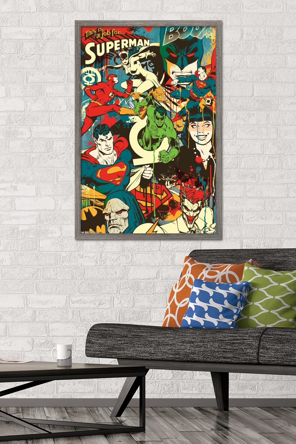 DC Comics - Justice League - This Looks Like A Job Wall Poster, 22.375" x 34" Framed