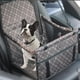 thumbnail image 4 of Funda para asiento de coche 2 en 1 para perros, hamaca para mascotas, impermeable, protector para transportín de gatos marrón, 4 of 6