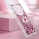 thumbnail image 4 of Funda para Xiaomi Redmi A3 con Brillo Líquido Flotante, Purpurina, Parachoques y Anillo Giratorio Soporte, 4 of 5