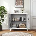 thumbnail image 5 of Sideboard Buffet Cabinet for Kitchen, Coffee Bar Cabinet with Storage, Wood Modern, Furniture Boho Storage Cabinet, Farmhouse Sideboards, 5 of 11