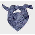 thumbnail image 3 of Bimba Purple Leopard & Snake Animal Skin Pure Silk Printed Head Bandanas Summer Neck Wrap Scarf 40 x 40 Inches, 3 of 6
