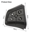 thumbnail image 3 of Botones Del Volante Interruptor de volante de coche de 5 teclas para Benz ML/GL-Class W164 (negro izquierdo), 3 of 4