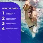 (3 Pack) Nerve Defender – Natural Daily Support Blend for Nerves, Memory & Focus |NerveDefender Easy-to-Take Capsules (180 Capsules)