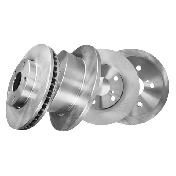 Set of 4 Front-Rear Brake Disc Rotors For 2002-2006 Toyota Camry LE