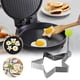 thumbnail image 4 of Anillos de acero inoxidable para huevos, moldes antiadherentes para panqueques con mangos resistentes al calor: anillos para cocinar huevos con formas para desayunos, tortillas, sándwiches y, 4 of 5