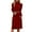 Cherry Red, variant on LANPULUX Turtleneck Sweater Dress for Women Pullover Sweater Wool Sweater Long Sleeves