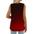 thumbnail image 4 of Taylonsss Fashion Women's Spring/Summer Solid Color Casual V-neck Sleeveless Top Tank Top, 4 of 6