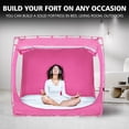 thumbnail image 4 of Carpa para Cama RIYDH Tamaño Queen con 80% de Oscurecimiento y 3 Puertas para Adultos/Niños, 4 of 9