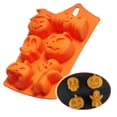 thumbnail image 4 of 2 Pack Halloween Silicone Cake Molds Ghost Pumpkin Cake Molds for Cookies Chocolate Candy Jelly Ice Cubes, 4 of 5