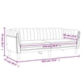 thumbnail image 4 of vidaXL 2 Piece Sofa Set Black Velvet, 4 of 5