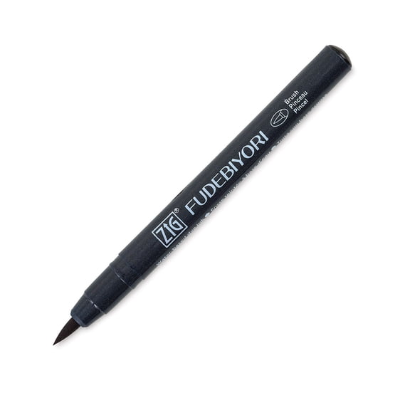 Zig Fudebiyori Brush Pen - Black