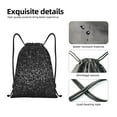 thumbnail image 4 of Balery Black And White Dotted Pattern Drawstring Backpack Bag Sport Gym Sackpack Cinch Bags Pattern Drawstring Backpack Bag Sport Gym Sackpack Cinch Bags -Medium, 4 of 6