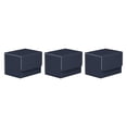 thumbnail image 3 of Caja de almacenamiento de tarjetas comerciales Vogacara organizador de tapa 3piezas Azul oscuro, 3 of 6