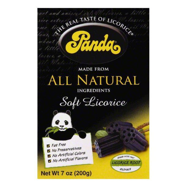 Panda all natural soft licorice, 7 oz, (pack of 8)