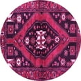 thumbnail image 1 of Ahgly Company Indoor Round Persian Pink Traditional Area Rugs, 8' Round, 1 of 4