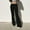 Black, variant on SNKSDGM Women's Plus Wide Leg Pants Women Stretchy Sweatpants Women Baggy Wide Leg Women's Fashion Casual Solid Color Knitted Yoga Pants Comfortable Low Rise Slim Slim Tracksuit Pants