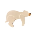 thumbnail image 2 of Escultura de oso para esquina de puerta, adorable adorno para guardería, estatua de oso para estante blanco, 2 of 9