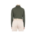 thumbnail image 2 of First Performance Long Sleeve Polo - Womens, OD Green, Extra Large, 2 of 6