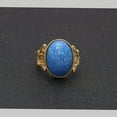 thumbnail image 4 of Alberta Simulated Blue Fire Opal Ring Womens by Ginger Lyne Collection, 4 of 6