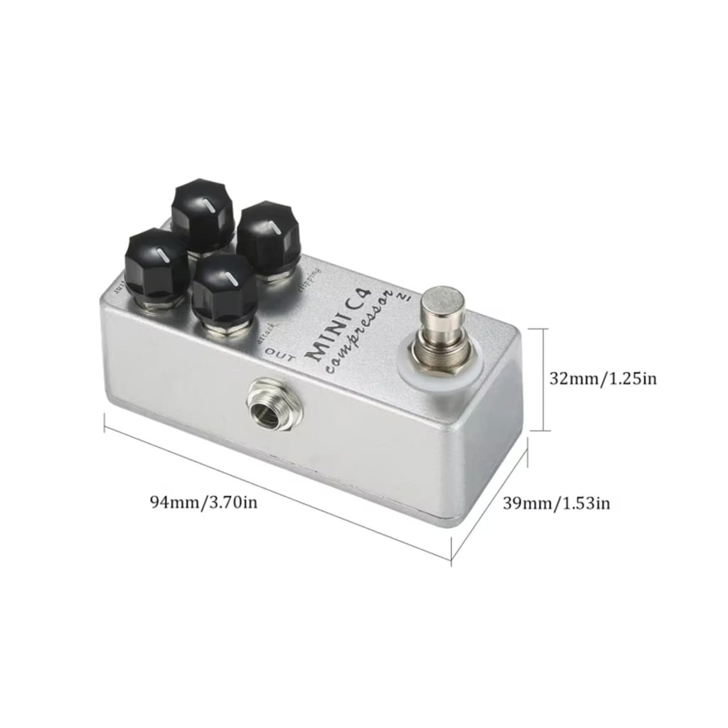 Guitar Effects Pedal 4 Modes Effector Compact Compressor Guitar Effect Pedal for Effects Processors Tremolo Sound Mixer