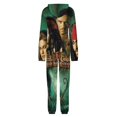thumbnail image 5 of Pirates of The Caribbean Women Men Pajamas Zipper Onesie Jumpsuit Hooded One Piece Sleepwear, 5 of 8