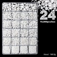 thumbnail image 3 of Flatback Pearls For Crafting,Assorted Size Half Pearl Bedazzling Kit Nail Rhinestones Flatback Rhinestones For Jewelry Making Beads DIY Crafts Clothes Shoes Embellishment Nail Art Birthday Decor, 3 of 3