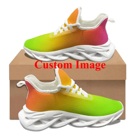 

Pattern Sneakers Holiday Print Mens Claasic Sneakers Flats Lace UP Casual Shoes Platform Wear-resistant Footwear 2024