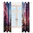 thumbnail image 3 of Blackout Curtains for Bedroom Eiffel Tower Full Room Darkening Grommet Curtains for Living Room,Thermal Insulated Ombre Drapes, 3 of 7