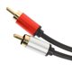 thumbnail image 2 of 2pcs 3.5 mm a 2 RCA Cable de adaptador de audio estéreo masculino AUX RCA Y Cord para altavoces, 2 of 5