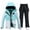 Black, variant on Letdown Men's Women's Ski Jackets and Pants Snowboarding Snowsuit Coat Warm Hooded Water_proof Wind_proof Insulated (Black,L)