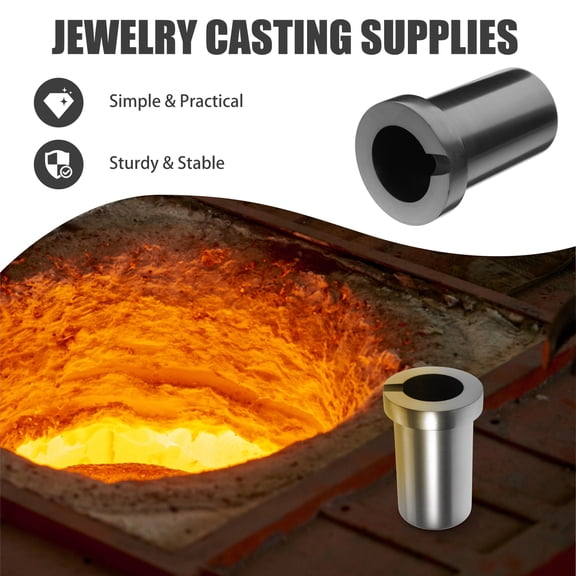 Supvox Black Graphicle Crucible Dish Excellent Acids and Alkalis Resistance