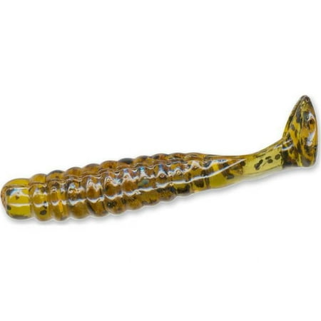 1.5 in. Crappie Slider Grub - Pumpkin Pepper