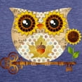 thumbnail image 3 of CafePress - Owls Autumn Song Womens Tri Blend T Shirt - Womens Tri-blend T-Shirt, 3 of 4