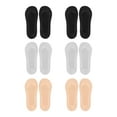 thumbnail image 2 of PULLIMORE 6 Pairs Ultra Low Cut Liner Socks Women Non Slip No Show Socks Ice Feeling Hidden Invisible Socks for Flats Boat Summer (3 Colors), 2 of 11