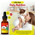 thumbnail image 4 of Kiddivit Baby Iron Liquid Drops with Vitamin B12 & Folate - 60 Daily Servings, 2 Fl Oz (60 mL) - Inulin Fortified (Prebiotic, Dietary Fiber) - Sugar Free, Gluten Free, Vegetarian Friendly, 4 of 8