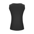 thumbnail image 7 of Mittory Womens Basic Fitted Square Neck Tank Tops Double Lined Summer Tops Cute Sleeveless Shirts, 7 of 7