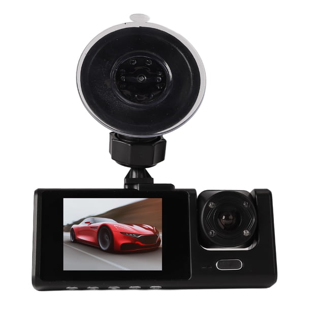 Camara De Tablero Triple De Tres , Gran Angular Grande De Camara De Tablero De 12 A 24 V Para Automovil