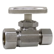 STRAIGHT VALVE CHR 5/8"" (Pack of 1)