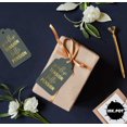 thumbnail image 4 of Inkdotpot Gold Foil Paper Hang Tags Good Bye Tension Hello Pension Retirement Favor Tags 100 Pieces, 4 of 6